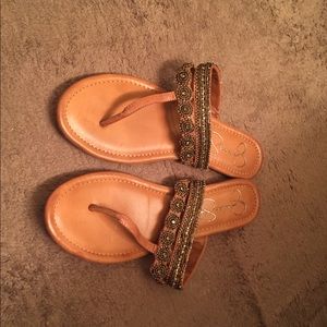 Jessica Simpson Beaded Sandals SZ 11